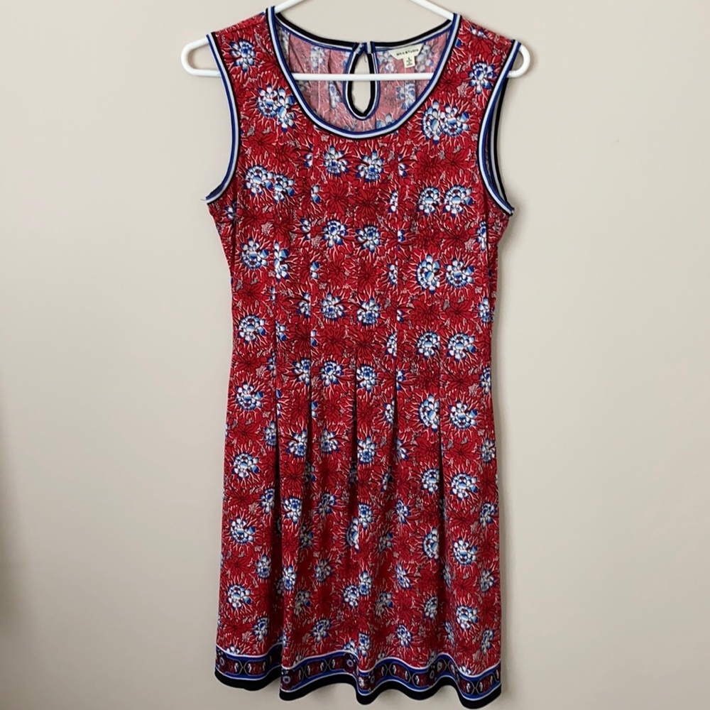 Max Studio Fit and Flare Sleeveless Dress